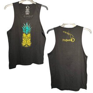 Women's 'Pineapple Tiki' Racerback Tank M